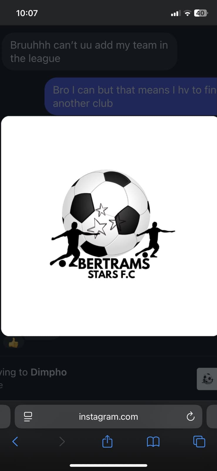 Bertrams Stars FC crest